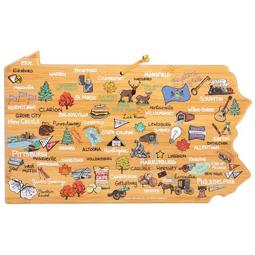 33 Alleged Members of Violent Kensington Drug Ring Indicted in Federal Crackdown 17 Totally Bamboo Pennsylvania State Shaped Cutting Board and Charcu...