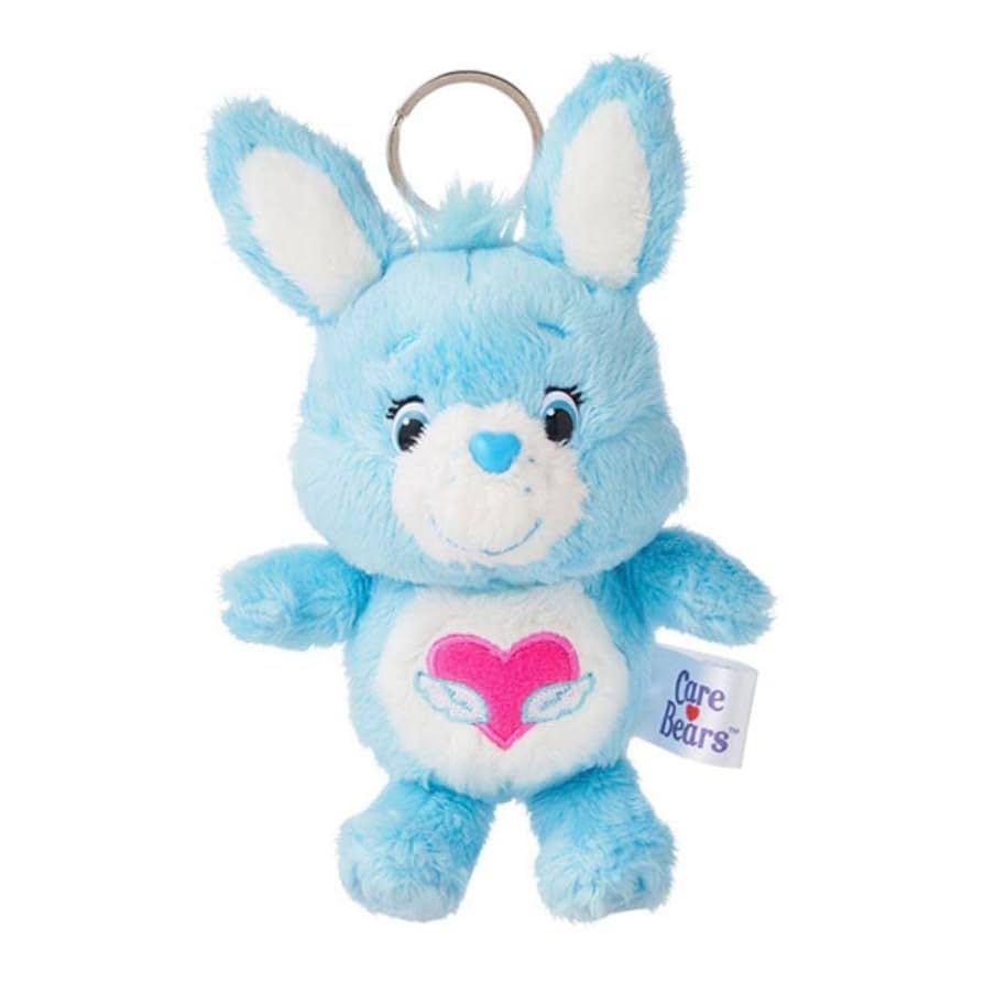 【新品未使用】ケアベア ウサギコスチューム キーホルダー付き 新品未使用】ケアベア ウサギコスチューム キーホルダー付き 紫