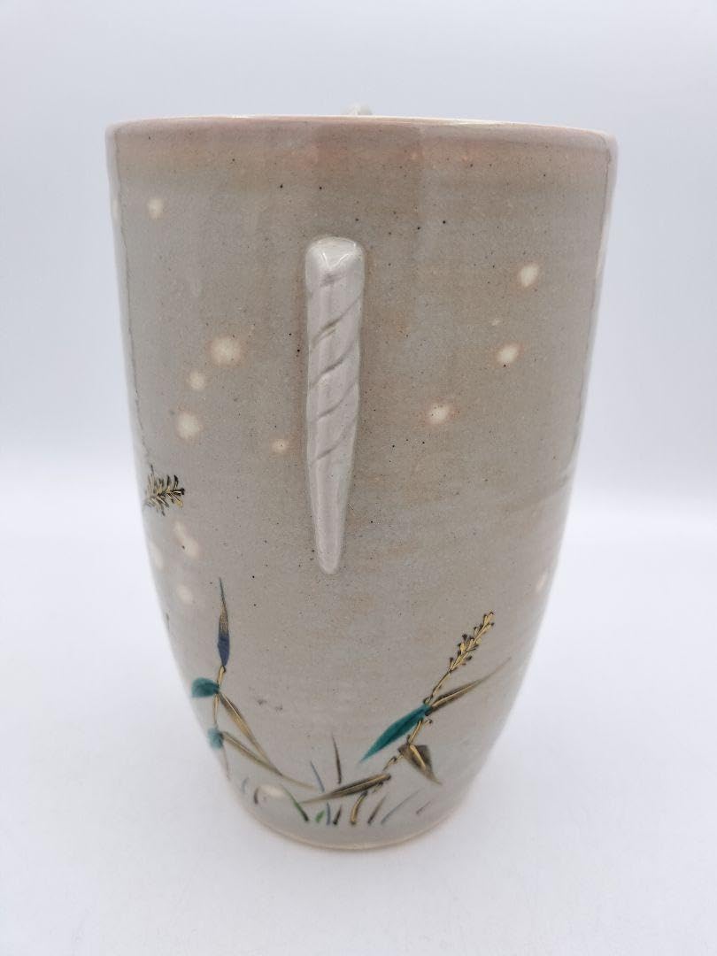 b34 細水指 京焼 芦に落雁 中村陶彩 茶道具 古物 b34 細水指 京焼 芦に落雁 中村陶彩 茶道具 古物 建水・