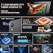 RebotAi Tablet 11 Zoll Android 15, 2560x1600 IPS, Mediatek Helio G100, 24GB(8+16) RAM + 128GB ROM / 1TB TF, Widevine L1 5G Wi-Fi & BT 5.2, 8200mAh Akku 6-Achsen Gyroskop Tablet für Spiele/Videos