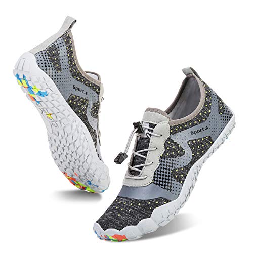 Image of Water Shoes for Men Barefoot Quick-Dry Aqua Sock Outdoor Athletic Sport Shoes for Kayaking, Boating, Hiking, Surfing, Walking