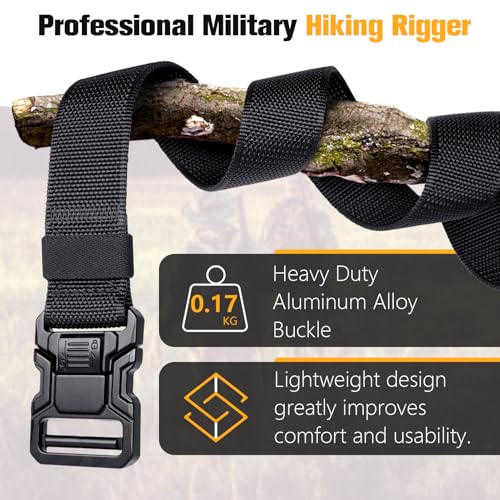 Tactical Belt, Quick Release Belt Buckle 1.5" Nylon Belt, Heavy Duty Seatbelt Buckle with Dual Slot Protection System, Duty Belt Special for Police and Fire Agencies4