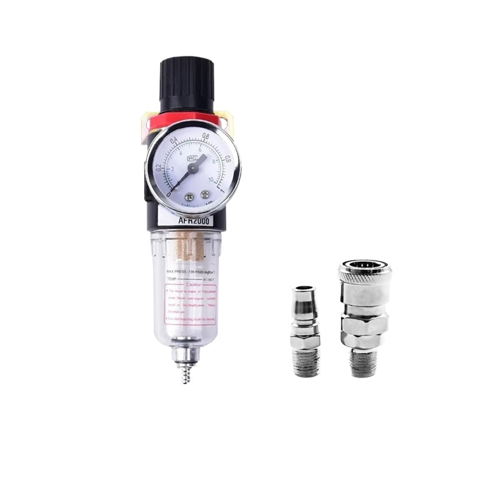 AYNRJKKX AFR2000 Pneumatic Filter 1/4 Air Compressor Moisture Separator Pressure Regulator(AFR2000-C type)