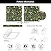 REDAMANCY Vintage William Morris White Flower Damask Green Leaf Plants Peel and Stick Wallpaper Stick on Contact Paper Vintage Wall Paper Easy Peel Off for nightstand Drawer Cabinet Renter