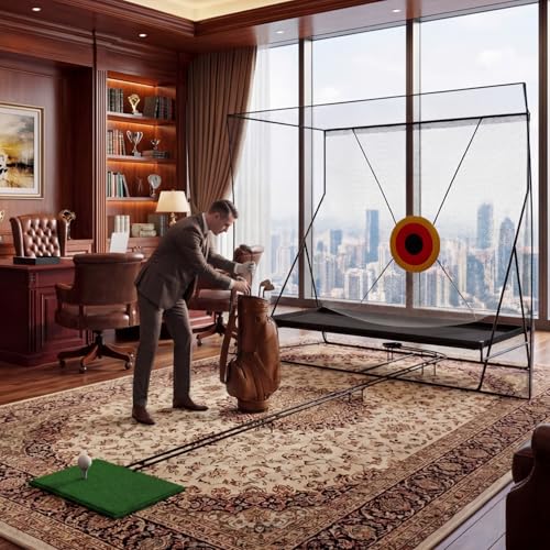 10 x 8 FT Golf Hitting Net, Golf Practice Net for Swing Training - image 1
