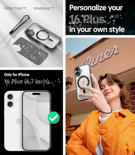 Coque iPhone 16 Plus antichoc avec dragonne anti-chute et protection d'objectif intégrée