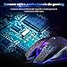 immagine 4VersionTECH. Mouse da Gaming con Cavo, sensore Ottico Fino a 2400 DPI, 6 Tasti e Illuminazione a LED con 7 Colori