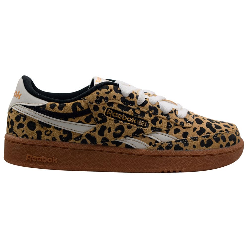 Reebok Club C Revenge Trainers, Cheetah/Cheetah/Chalk, 37 EU, Cheetah Cheetah Chalk, 4 UK