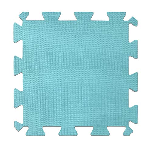 Tatame Tapete EVA Loja da Maria 50x50x1cm 10mm Verde Água