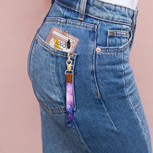 Image of Wrist Lanyard Key Chain, Cute Wristlet Strap Keychain Holder for Women Men Car Keys ID Badges Card Wallet Phone Camera