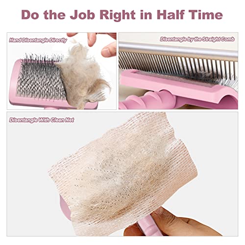 Large Firm Slicker Brush for Large Dog Matted Hair, Extra Long Pin Slicker Brush for Dogs Goldendoodles, Grooming Wire… - Image 6