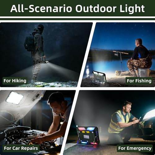 Rechargeable Camping Lantern with 1000LM, 6 Modes, Waterproof