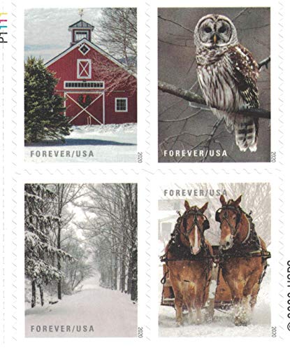 USPS Winter Scenes Stamps - Image 9