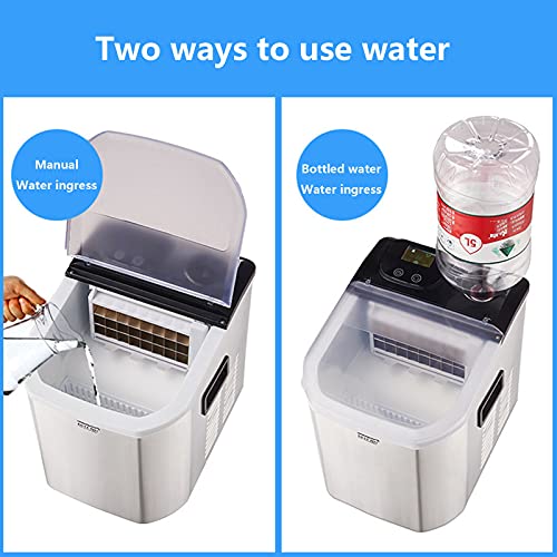 Fabricadora de hielo para té con máquina de acero inoxidable miniatura 2