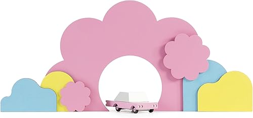 Miniatura 5 de Candylab Toys - CANDYCAR® World Collection - Juguete de coche de madera hecho a mano de primera calidad - Sedán rosa