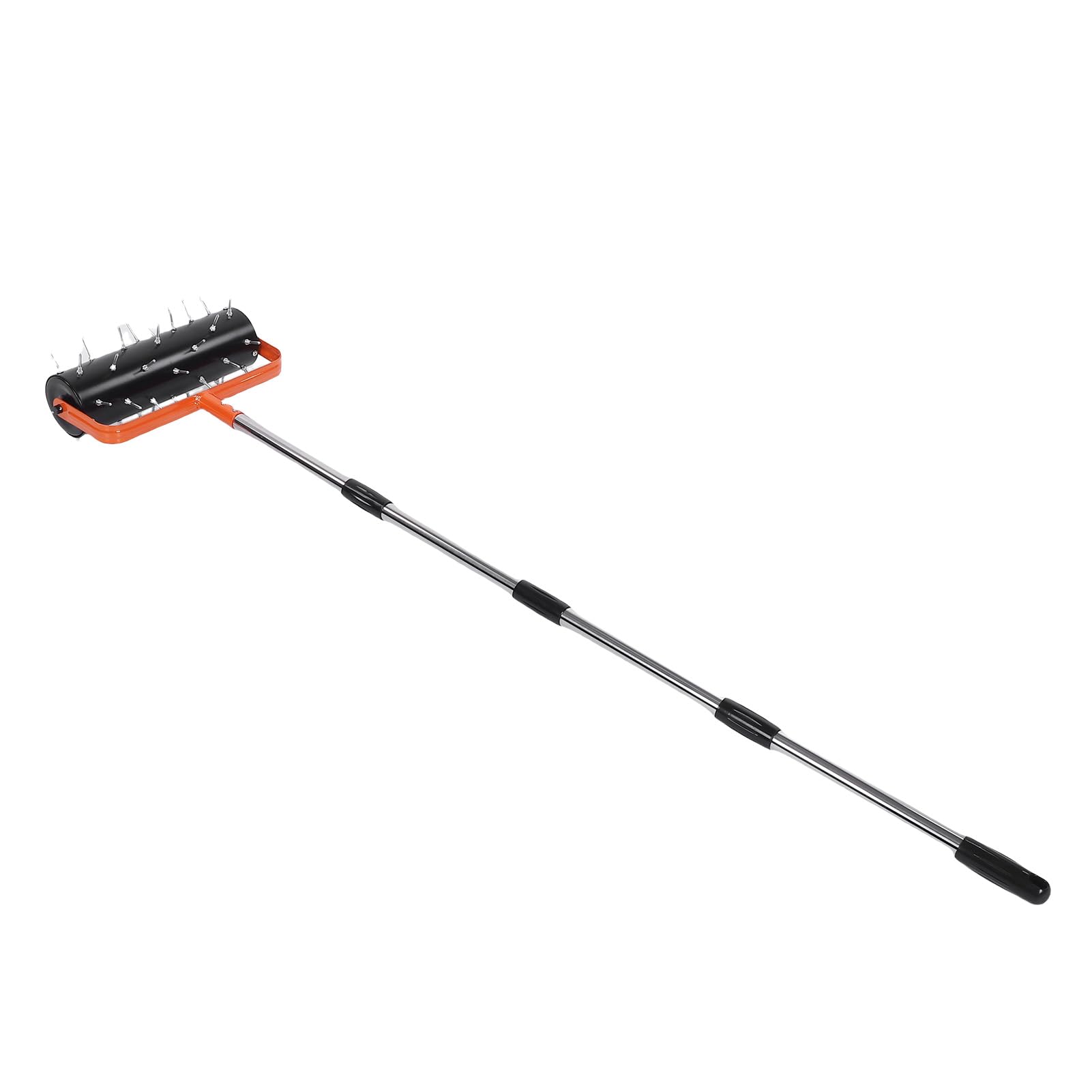 Annadue Aireador de Césped Rodante, 42 Púas, Ajustable, Aireador de Púas para Jardín, Patio