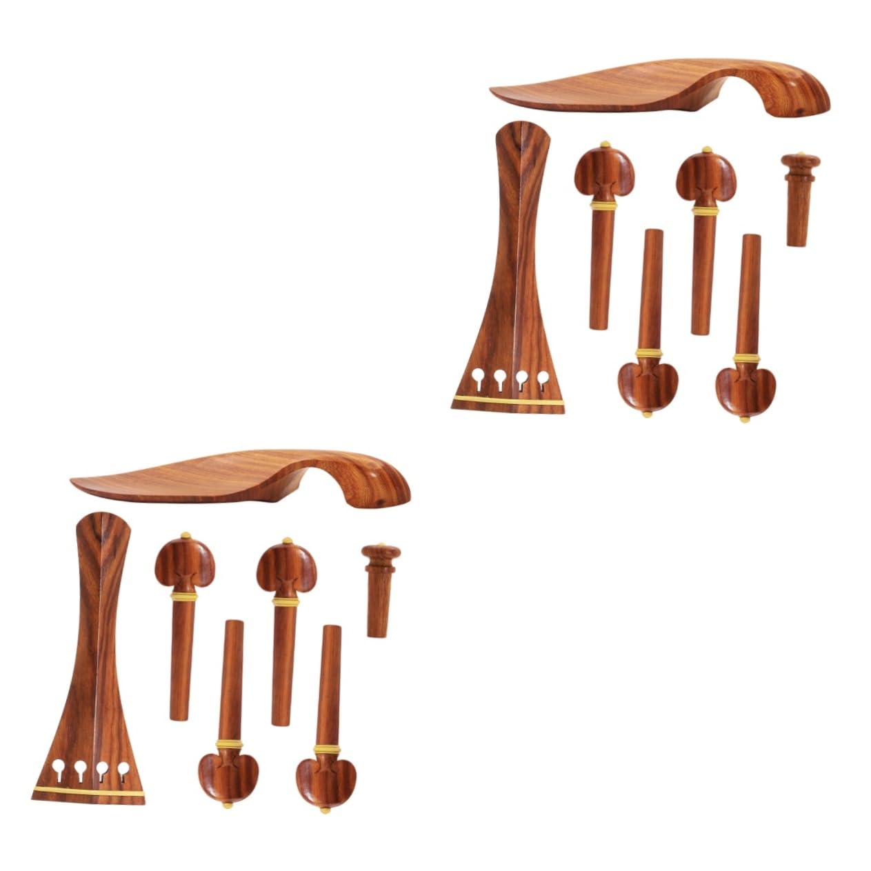 BESTonZON Cordiera Violino 2 Set Violino 4 Piroli Per Accordatore Violino 44 Pezzi Ricambio Per Violino Set Accessori Violino Peg Violino Cordiera Violino Violino