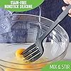 GreenLife Cooking Tools and Utensils, 10-in-1 Silicone Fork to Stir Mix Mash and Scrape, Heat and Stain Resistant, Dishwasher Safe, Grey #4