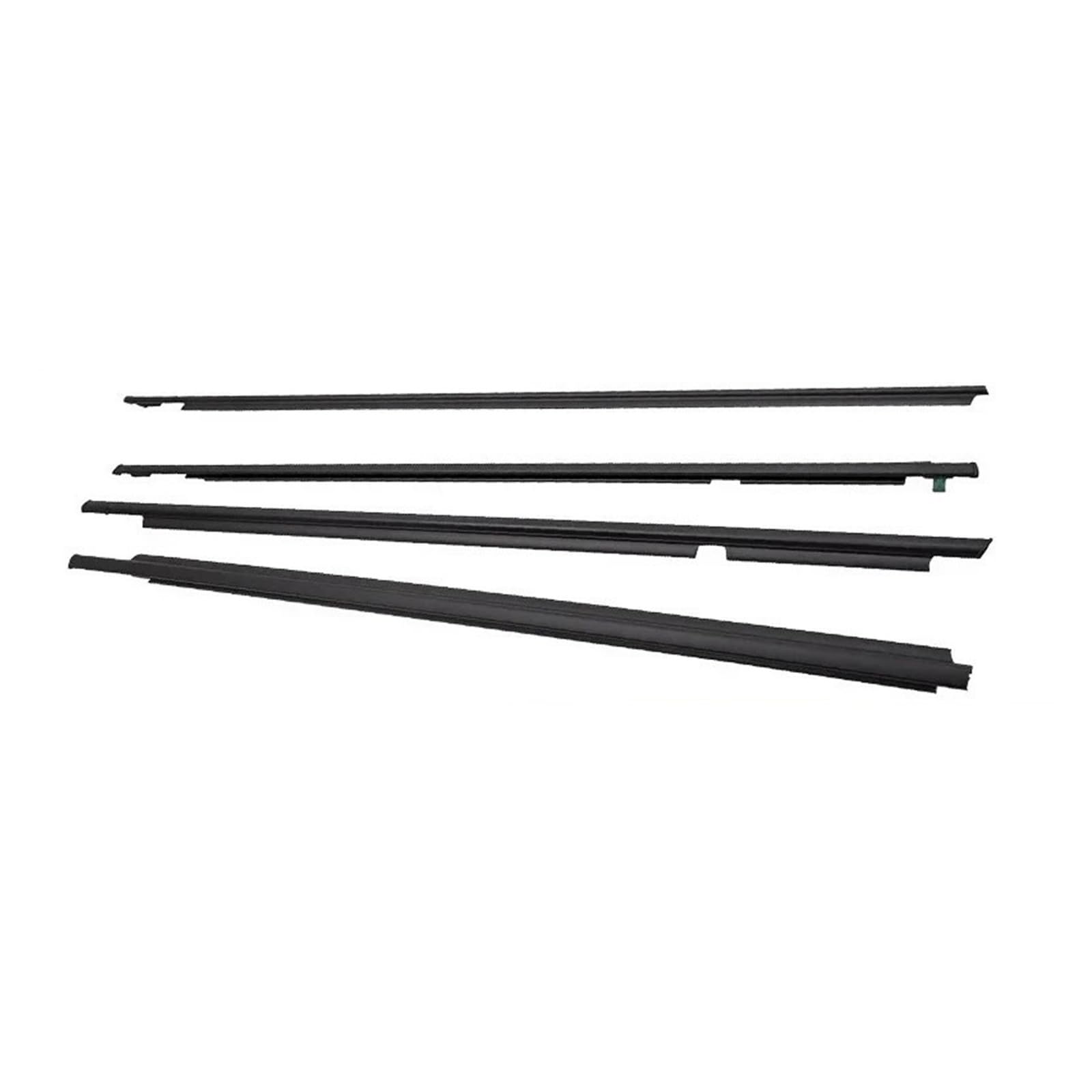 Watjcse For 2010-2020 Compatible With Toyota Prado 2003-2009, 2010-2020 Window Weatherstrips Rubber Front Rear 4 Doors Moulding Trim Outer Glass Sealing Belts(For 2010-2020)