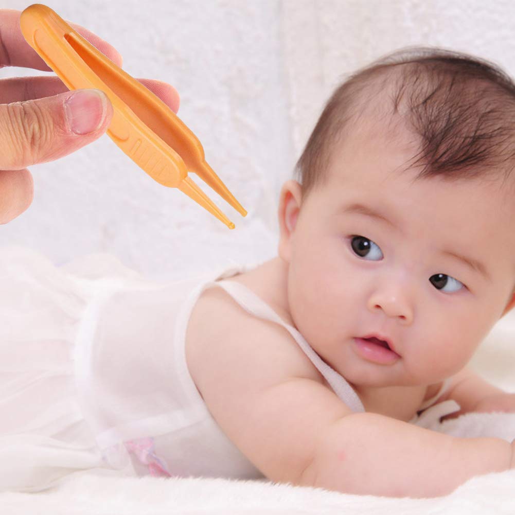 Pincettes De Sécurité Pour Bébé - Nettoyage Nez, Oreilles, Nombril Nouveau-né