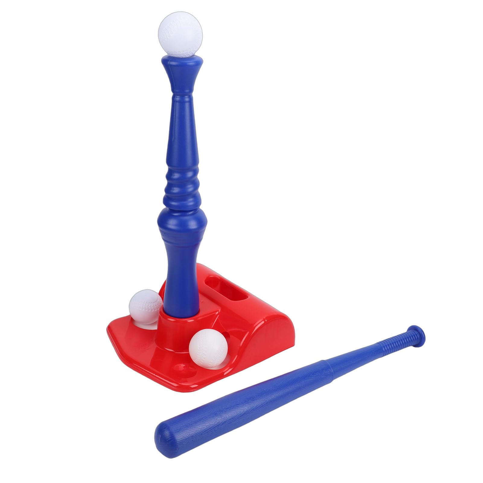 MENDUNER Toddler Tee Ball & Pitching Machine Set | Safe Plastic Design with Ergonomic Grip for Outdoor Training