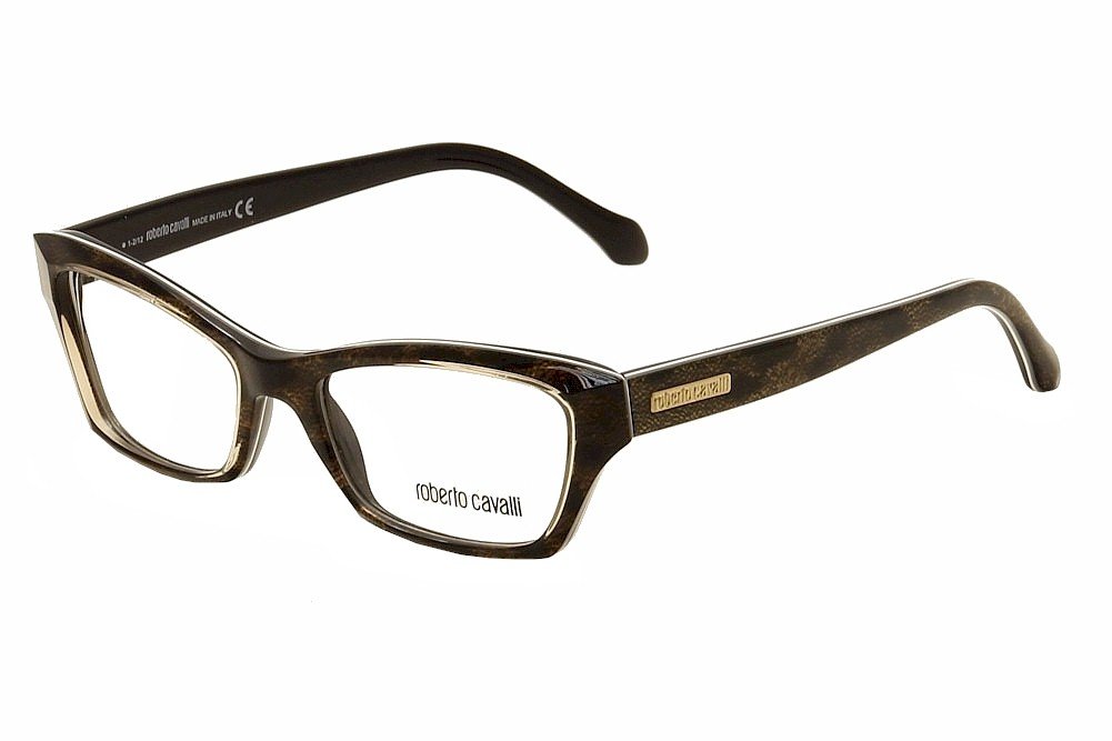 Roberto Cavalli Women's RC0758 Acetate Frames BROWN 52