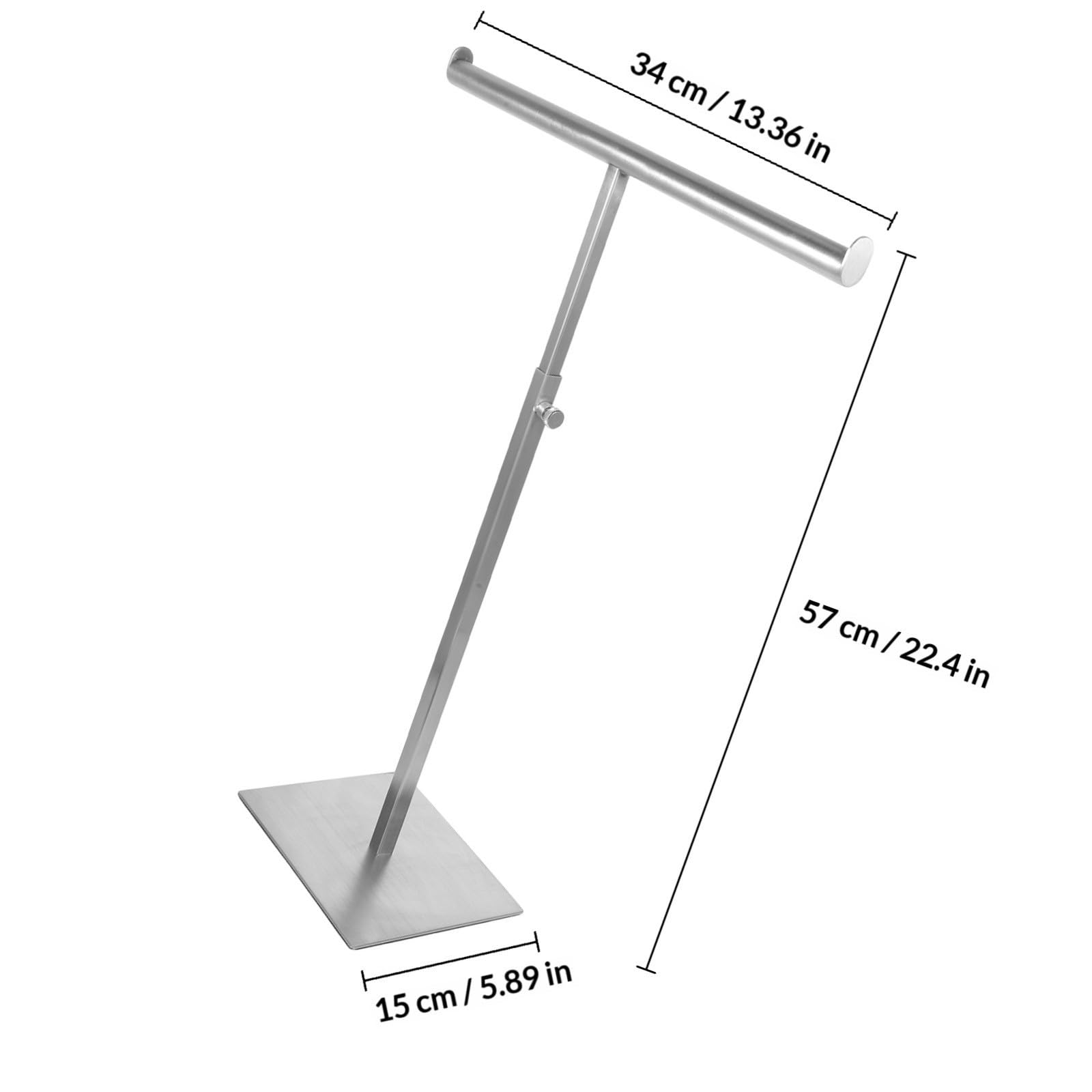 STOBAZA Expositor Estructura , Bolsos Ajustable de Acero de Inoxidable o Superficie Lisa y Estable para Tienda Armario