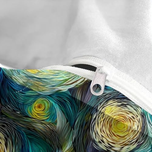 Housse de couette microfibre hypoallergénique et résistante 3D - 8