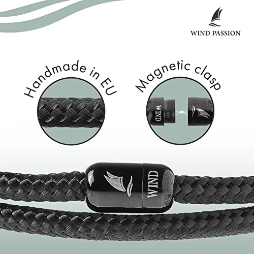 Wind Passion - Men’s Bracelet, Durable Rope Wristband for Men, Versatile Pulseras Para Hombres - Waterproof, Magnetic Clasp, Ideal for Outdoor & Fashion2