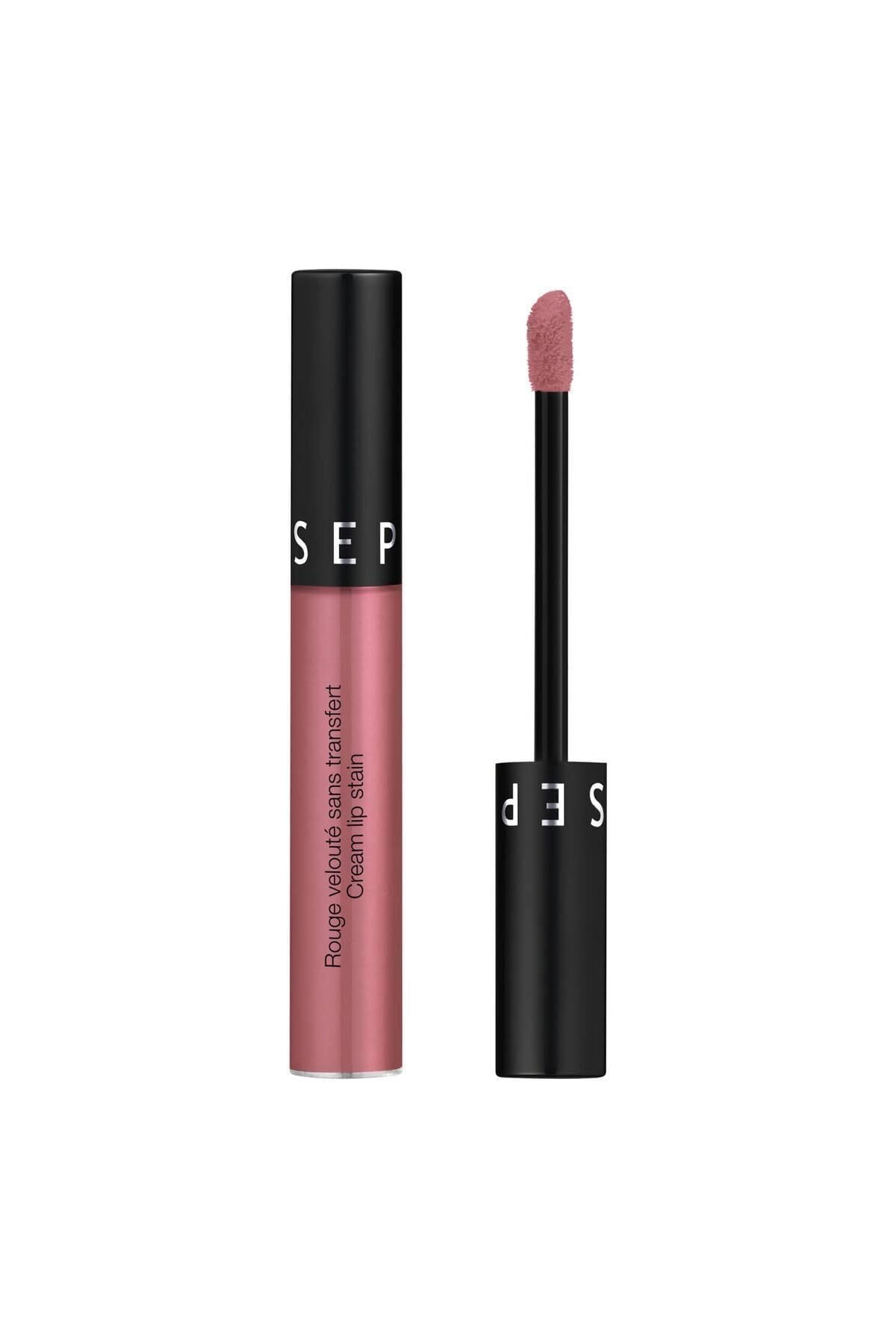 Sephora Cream Lip Stain Mat - Saten Bitişli Mat Ruj 13 Marvelous Mauve