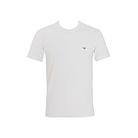 Emporio Armani T-Shirt Uomo Essential Cotone Girocollo, Bianco