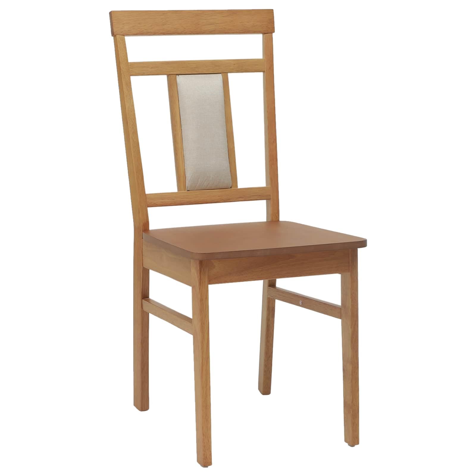 Lite drewno kauczukowe Vintage Styl Jadalniany 36 x 44 5 x 91 5 cm Brązowy