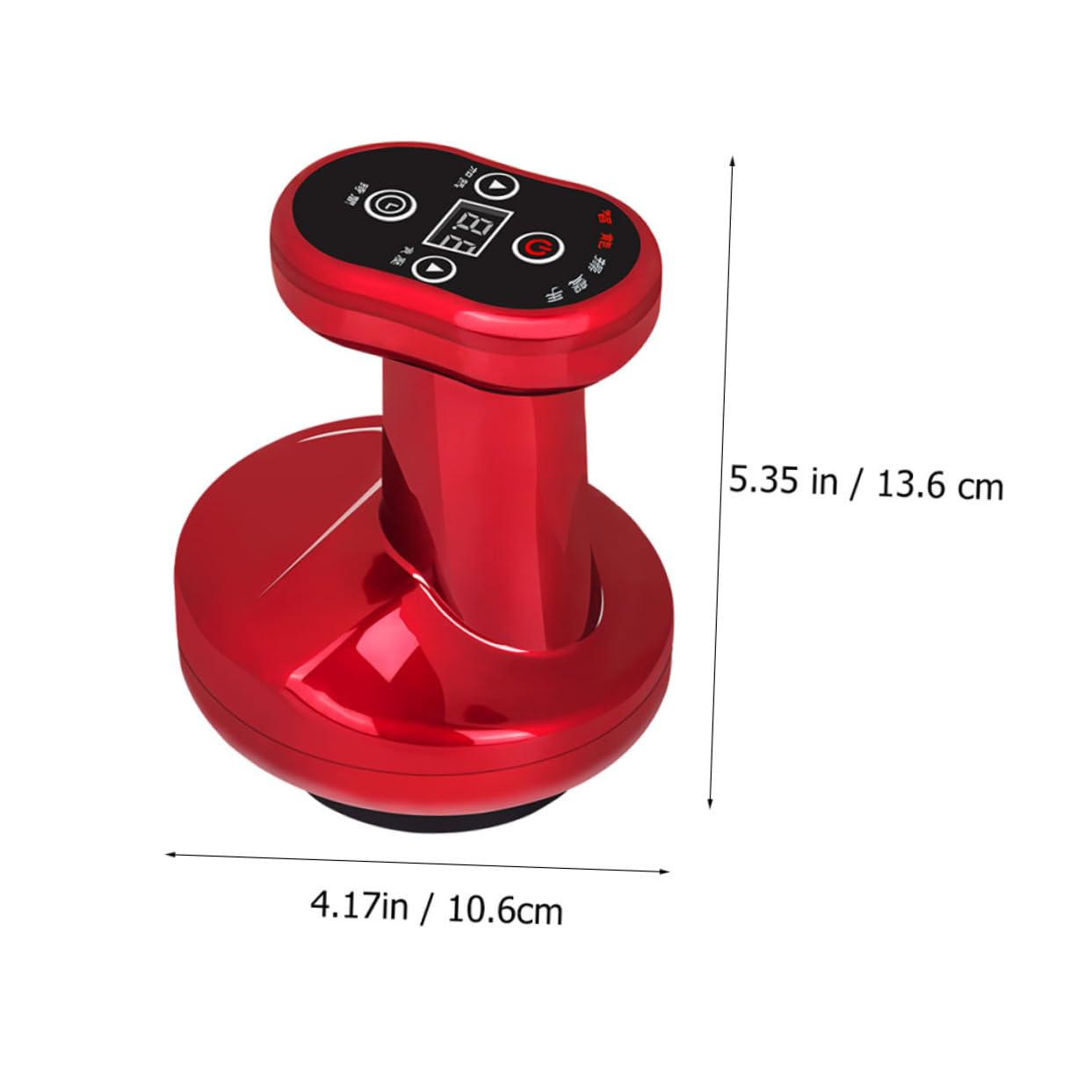 Healeved Strumento Elettronico di Grattaggio per Automassaggio Terapia Termica e Funzione Drenante, Materiale Abs, Set per Rilassamento e Linfodrenaggio