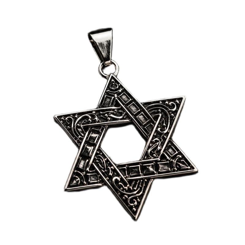 Stainless Steel Star 32X32mm Pendant Silver Plated Charm Necklace Without Chain Handmade For Men & Women Power Symbol Meaningful Jewelry |LK_SSC_0302-image-36