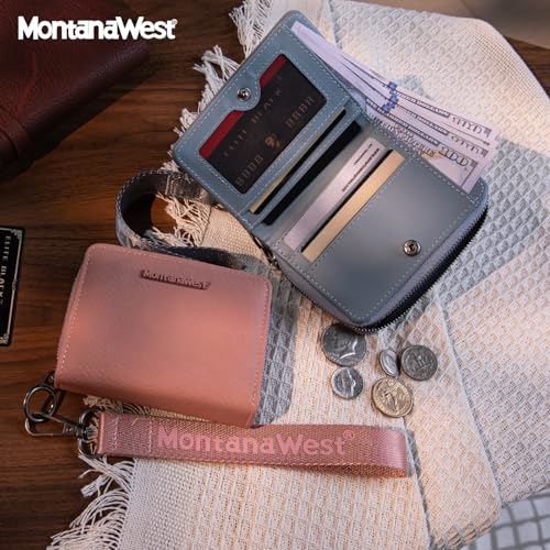 Image of Montana West Small Wallet for Women Female Ladies with a Detachable Wristlet Women's Wallet with Rfid Blocking Lining Minimalist Lightweight & Easy to Carry