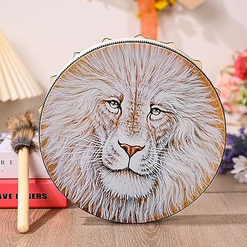 Tambor Etéreo Chamánico con Baqueta, Símbolo de Música Espiritual Siberiana para Sanación por Sonido para Niños y Adultos miniatura 3