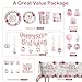 Yingoto 201pcs 80th Birthday Decorations for Women Tableware Set, Rose and Gold 80th Birthday Plates and Napkins,2pcs tablecloth, Pre-Strung Banner for 80 and Fabulous Decorations, 25 Guests