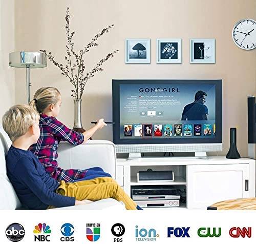 Tv Antenna - Newest Hdtv Indoor/Outdoor Digital Antenna Up 450 Miles Range With Amplifier Signal Booster, 4K 1080P Vhf Uhf Hd Free Local Channels Support All Television With 16.5Ft Thick Coaxial Cable #TOP1