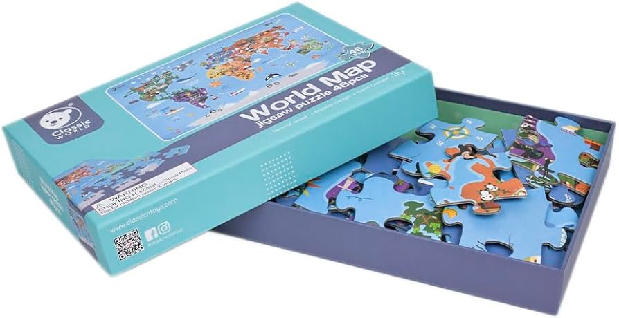 Amazon | Classic World クラシックワールド ジグソーパズル 世界地図