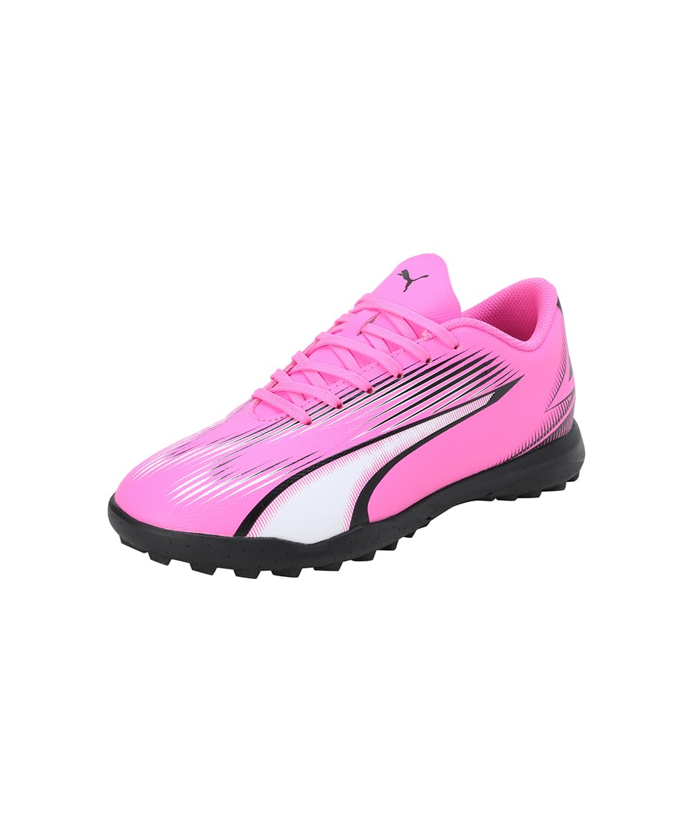 Puma Unisex Youth Ultra Play Tt Jr Soccer Shoes, Poison Pink-Puma White-Puma Black, 11.5 UK