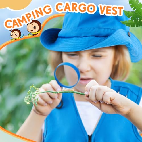 Image of Ramede Kids Safari Explorer Vest and Hat Explorer Costume