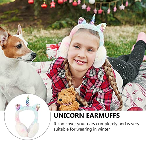 1pc Cartoon Plush Earmuff Warm Ear Cover for Cute for Christmas Birthdays Skin-friendly Materials for Comfort4