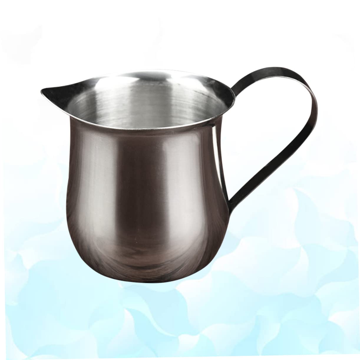 HOLIDYOYO 1pc Milk Container Milk Can Milk Jug Milk Pitcher Jug Coffee Creamers Espresso Jug Steel Creamer Jug Milk Frothing Coffee Mugs Milk Latte Art Pitcher Coffe Creamer Silver