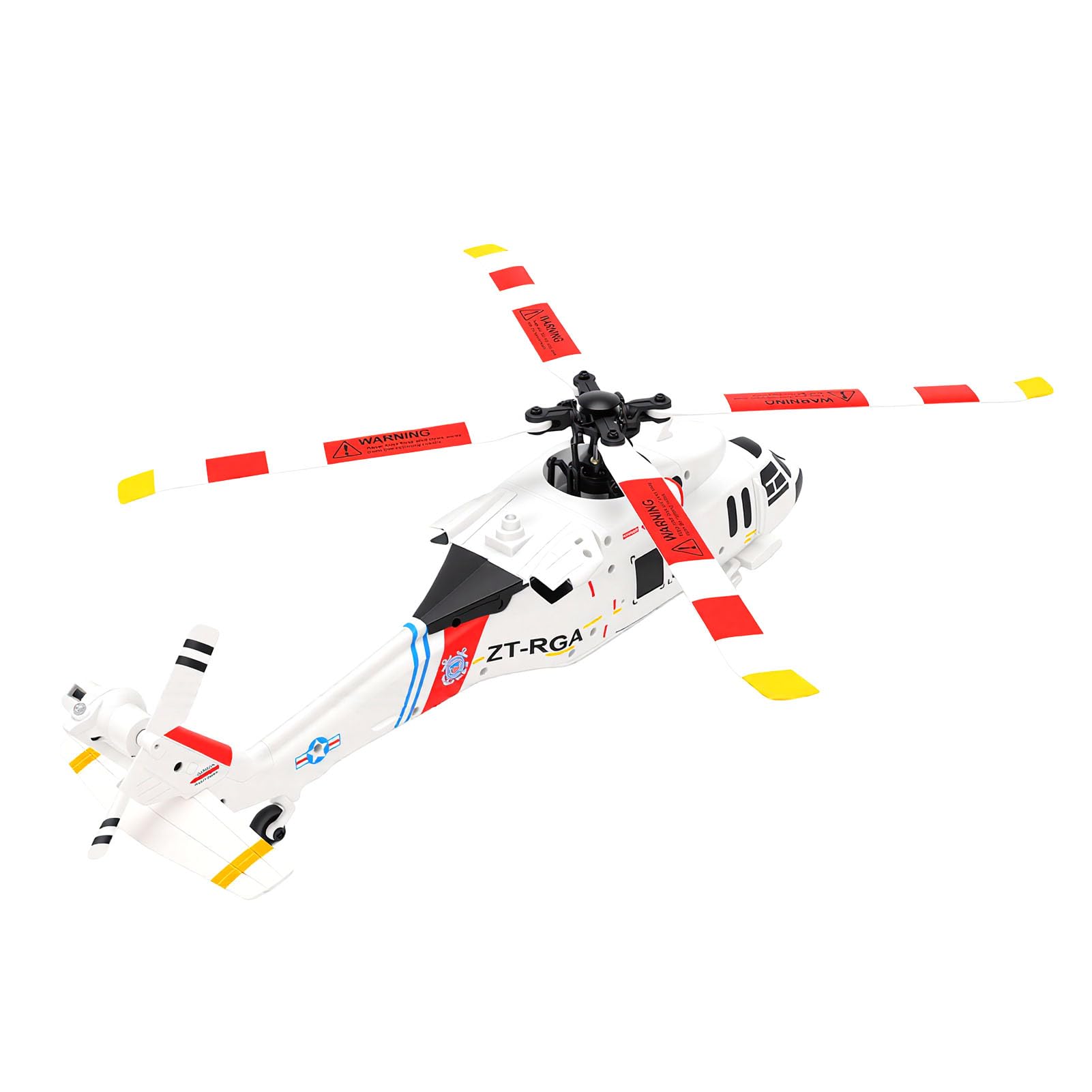 Generic Helikopter RC z Silnikiem Bezszczotkowym, 4-kanałowym Pilotem, funkcją Utrzymywania Wysokości dla Początkujących, zabawką 2,4 GHz do Latania na świeżym Powietrzu