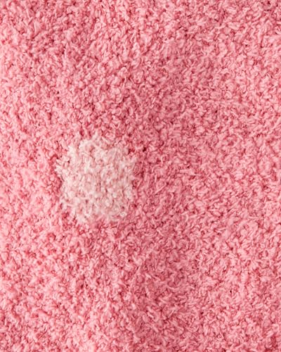 Image of Carter's Baby Plush Blanket, Soft Cozy Stroller Blanket for Newborn Infant Boys and Girls (Pink /Polka Dot)