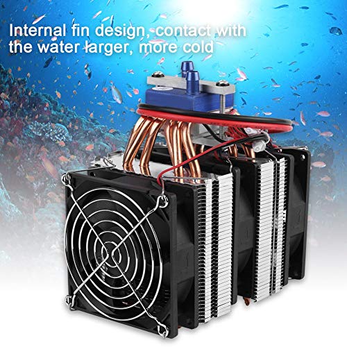 Dc 12V Thermoelectric Cooler Peltier System Semiconductor Refrigeration Water Chiller Cooling Device For Fish Tank (180W For 40L Tank) #TOP3