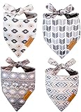 Willow Creek Pet Apparel Bandana Scarf for Dogs & Puppies | Aztec 4 Pack | Dual Layered Durable Fabr
