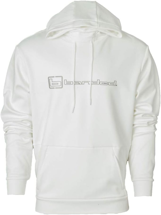 Banded Logo Hoodie – Soft Cotton-Blend Hunting & Casual Sweatshirt with Adjustable Hood