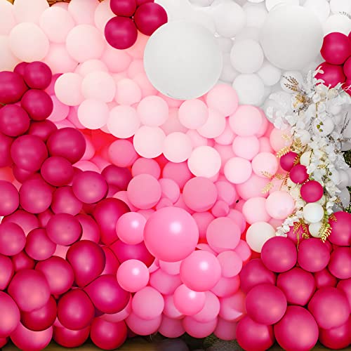 600 Pcs Pink Balloons Different Sizes Latex Balloons 18/10/ 5