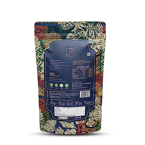 Image of Dabri Mint Lemon Ginger Detox Green Tea 100Gm Pouch|Rich with Anti-Oxidants|Natural Freshens breathe with Lemon Grass,Mint Leaves,Dry Ginger|Build Immunity,Improve Digestion & maintains weight